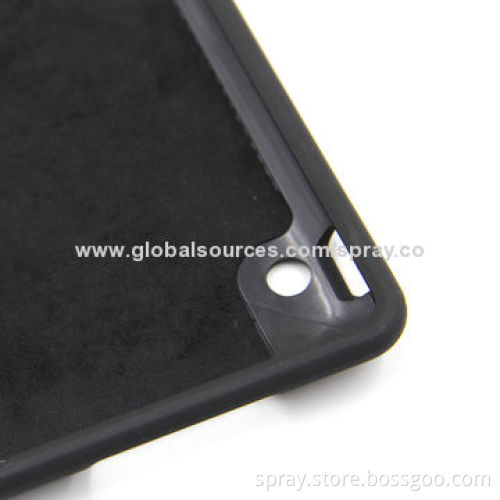 Rubber Coated PC Cases for iPad 2, 3, Designed with Two Interlocking Pieces for Easy Installation